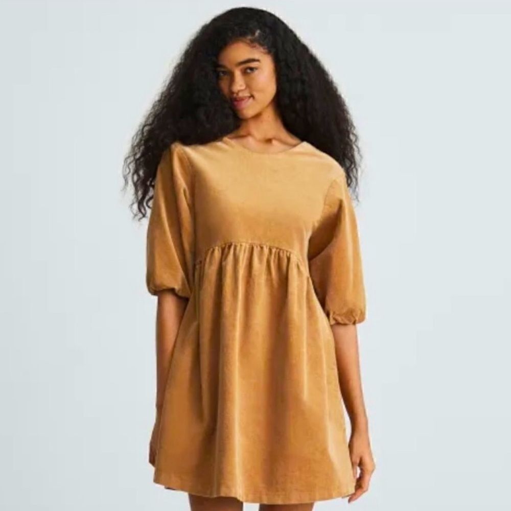 Everlane Corduroy Mini Dress Size M NWT